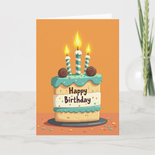 Geburtstagsgeschenk Bildkarte Karte (Vorderseite)