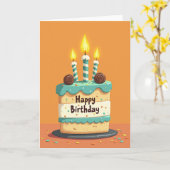 Geburtstagsgeschenk Bildkarte Karte (Gelbe Blume)