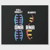 Geburtstagsgeschenk | Biologin DNA und RNA Geschenkpapier (Flach)