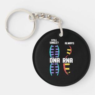 Geburtstagsgeschenk Biologin DNA und RNA Schlüsselanhänger
