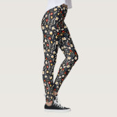 Geburtstagsgeschenk | Blumenmuster Leggings (Rechts)