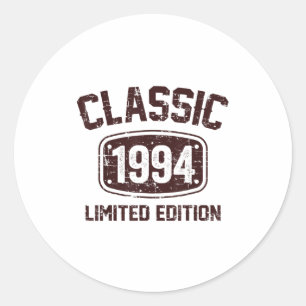Geburtstagsgeschenk Classic für die 1994er Limited Runder Aufkleber