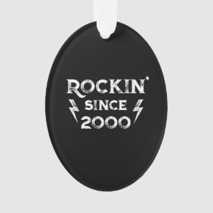 Geburtstagsgeschenk Classic Rock für die 2000er Ja Ornament