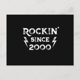 Geburtstagsgeschenk Classic Rock für die 2000er Ja Postkarte