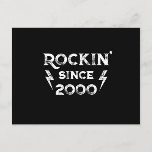 Geburtstagsgeschenk Classic Rock für die 2000er Postkarte