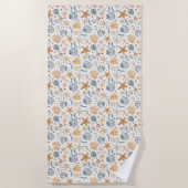 Geburtstagsgeschenk | Das Meer lehrt Geduld Strandtuch (Vorderseite)