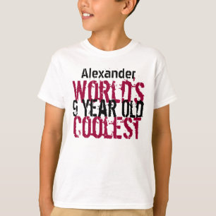 Geburtstagsgeschenk der Coolsten 9 Neun Jahre alte T-Shirt