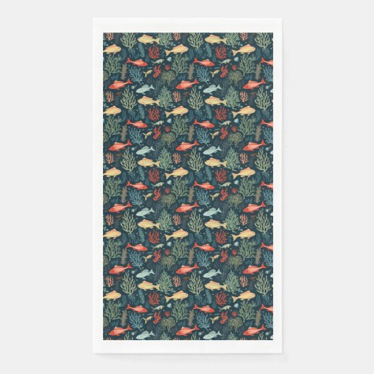 Geburtstagsgeschenk | Der Ozean eilt nicht Serviette (Vorderseite)