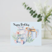 Geburtstagsgeschenk der Wünsche Postkarte (Stehend Vorderseite)