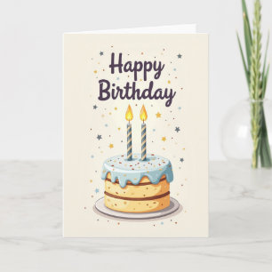 Geburtstagsgeschenk-Designkarte Karte