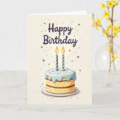 Geburtstagsgeschenk-Designkarte Karte (Gelbe Blume)