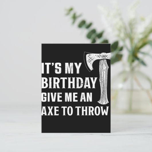 Geburtstagsgeschenk Einladung (Stehend Vorderseite)