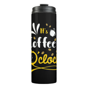 Geburtstagsgeschenk Es ist Kaffeeuhr Thermosbecher