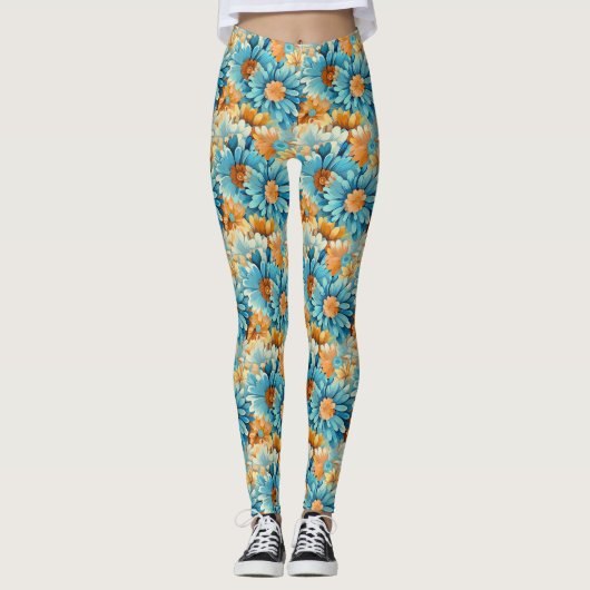 Geburtstagsgeschenk | Farbenfroh Leggings (Vorderseite)