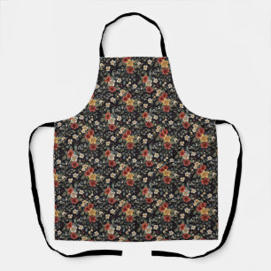Geburtstagsgeschenk Farbige Blumen Schürze