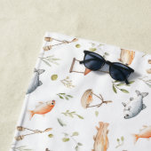 Geburtstagsgeschenk | Fischen mit mir Strandtuch (Beispiel)
