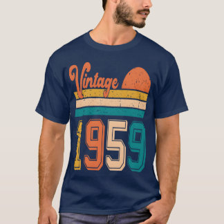 Geburtstagsgeschenk Freunde Vintage 1959 T-Shirt