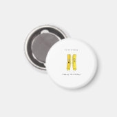 Geburtstagsgeschenk, Freundschaftsgeschenk. Alles Magnet (Vorderseite/Rückseite)