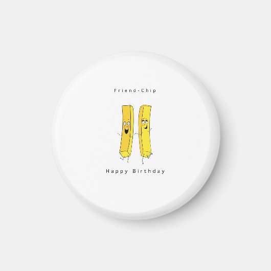 Geburtstagsgeschenk, Freundschaftsgeschenk. Alles Magnet (Vorne)