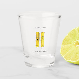 Geburtstagsgeschenk, Freundschaftsgeschenk. Alles  Schnapsglas