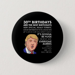 Geburtstagsgeschenk Funny Trump Zitat Shirt für Mä Button