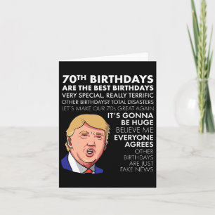 Geburtstagsgeschenk Funny Trump Zitat Shirt für Mä Karte