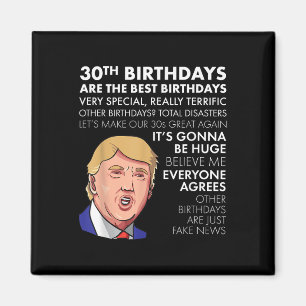 Geburtstagsgeschenk Funny Trump Zitat Shirt für Mä Magnet