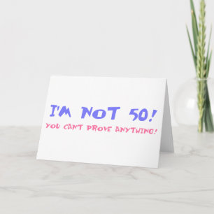 Geburtstagsgeschenk für das 50. Geburtstag Karte