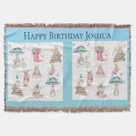 Geburtstagsgeschenk für den kleinen Jungen - Kanin Decke