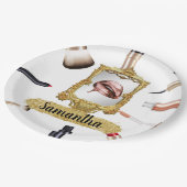 Geburtstagsgeschenk für Ehefrau, Freund, Schwester Pappteller (Schrägansicht)