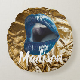 Geburtstagsgeschenk für Ehefrau, Freund, Schwester Rundes Kissen