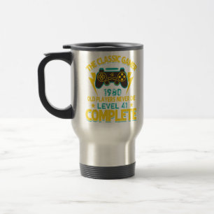 Geburtstagsgeschenk für Gamer - individuelles Jahr Reisebecher