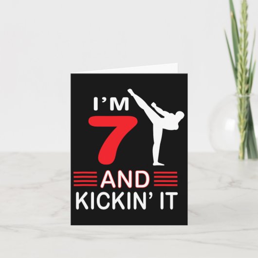 Geburtstagsgeschenk für Kampfkünste Geschenke Jung Karte (Vorderseite)