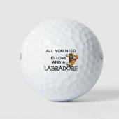 Geburtstagsgeschenk für LABRADOR-FREUND Golfball (Vorderseite)