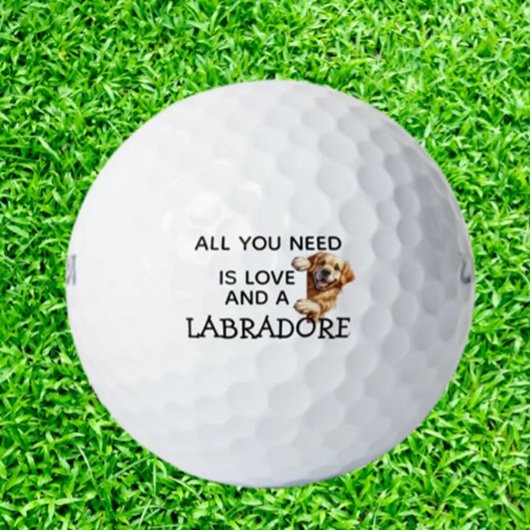 Geburtstagsgeschenk für LABRADOR-FREUND Golfball