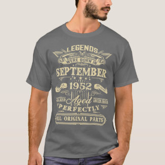 Geburtstagsgeschenk für Legenden Geboren im Septem T-Shirt