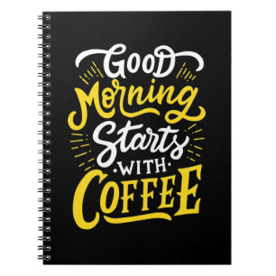 Geburtstagsgeschenk Guten Morgen Start Mit Kaffee Notizblock