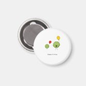 Geburtstagsgeschenk, Happea Geburtstag, lustig, Ge Magnet (Vorderseite/Rückseite)