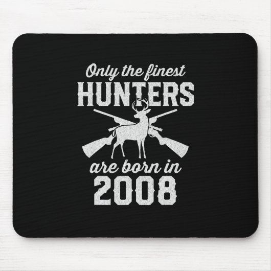 Geburtstagsgeschenk Hirschjägerjagd für 2008 Mousepad (Vorne)