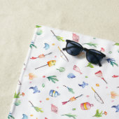 Geburtstagsgeschenk | I Liebe Fischerei Strandtuch (Beispiel)