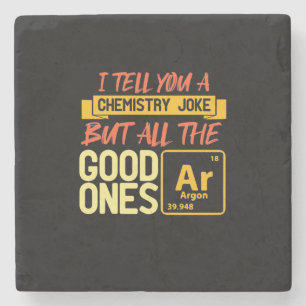 Geburtstagsgeschenk Ich sage Ihnen eine Chemie Steinuntersetzer