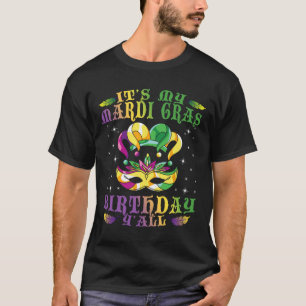 Geburtstagsgeschenk Idee feiern Masquerade Kostüm T-Shirt