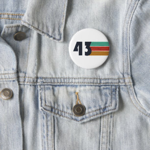 Geburtstagsgeschenk im Jahrgang 1943 Button