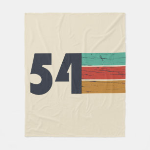Geburtstagsgeschenk im Jahrgang 1954 Fleecedecke