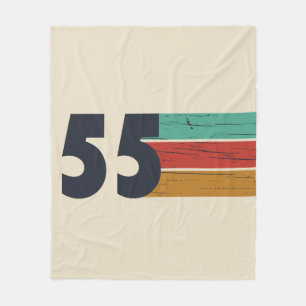 Geburtstagsgeschenk im Jahrgang 1955 Fleecedecke