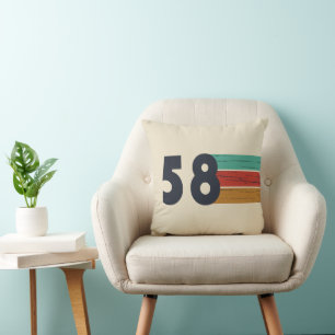 Geburtstagsgeschenk im Jahrgang 1958 Kissen