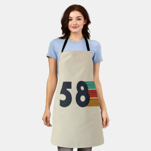 Geburtstagsgeschenk im Jahrgang 1958 Schürze