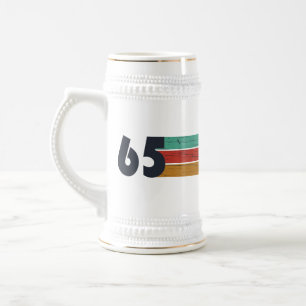 Geburtstagsgeschenk im Jahrgang 1965 Bierglas