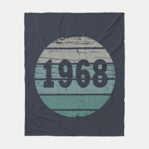 Geburtstagsgeschenk im Jahrgang 1968 Fleecedecke