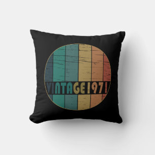 Geburtstagsgeschenk im Jahrgang 1971 Kissen